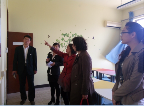 我校心理健康教育活动中心建设及部分接待工作